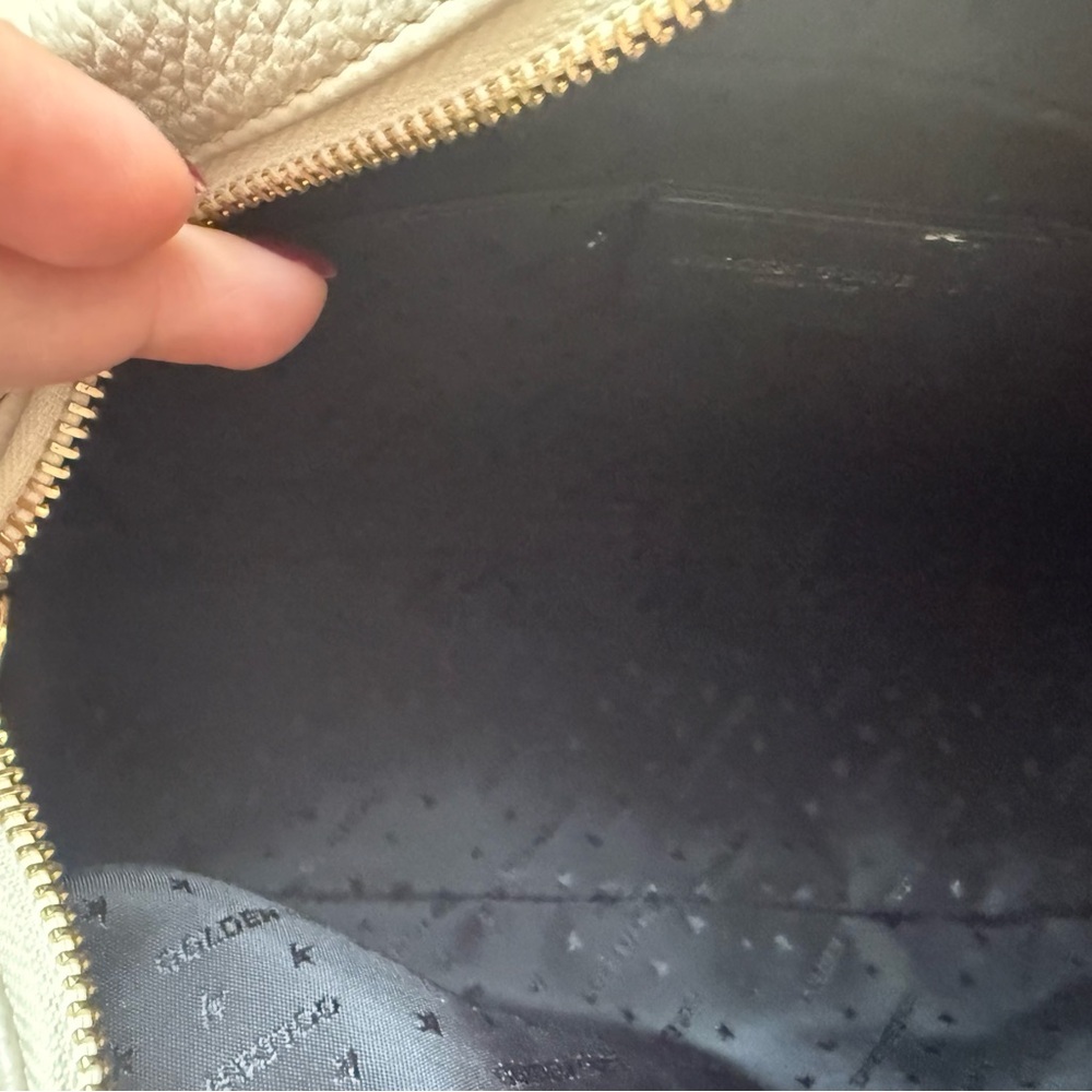 Golden Goose Black and Pink Cosmetic Bag with Glitter Star - Picture 4 of 11